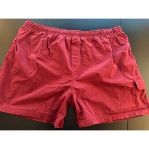 Big Dog‎ Swim Trunks Mens 4X Red Mesh-Lined Built-In Briefs Surf Board Short
